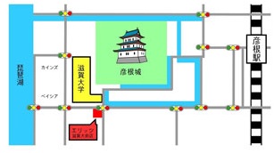滋賀大前案内所地図